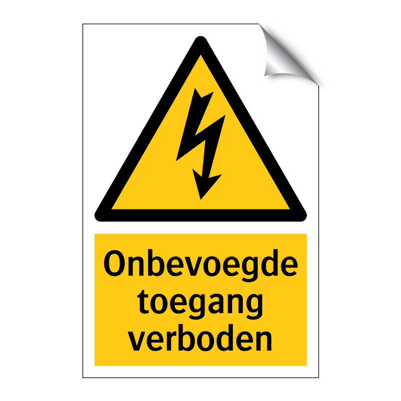 Onbevoegde toegang verboden