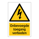 Onbevoegde toegang verboden