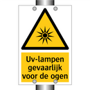 Uv-lampen gevaarlijk voor de ogen