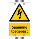 Spanning toegepast