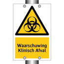 Waarschuwing Klinisch Afval