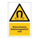 Waarschuwing Elektromagnetisch veld