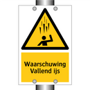 Waarschuwing Vallend ijs