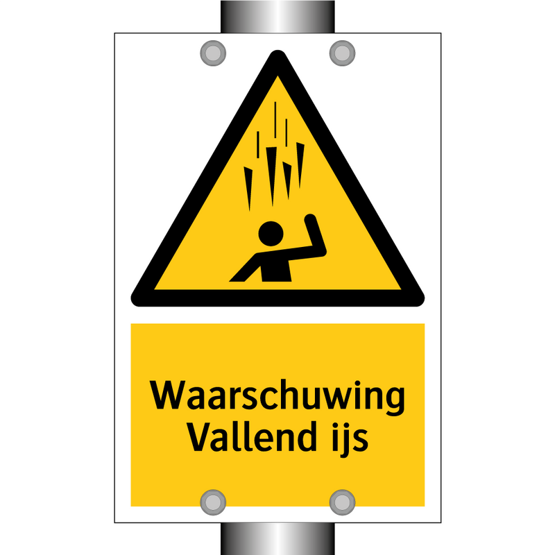Waarschuwing Vallend ijs