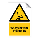 Waarschuwing Vallend ijs