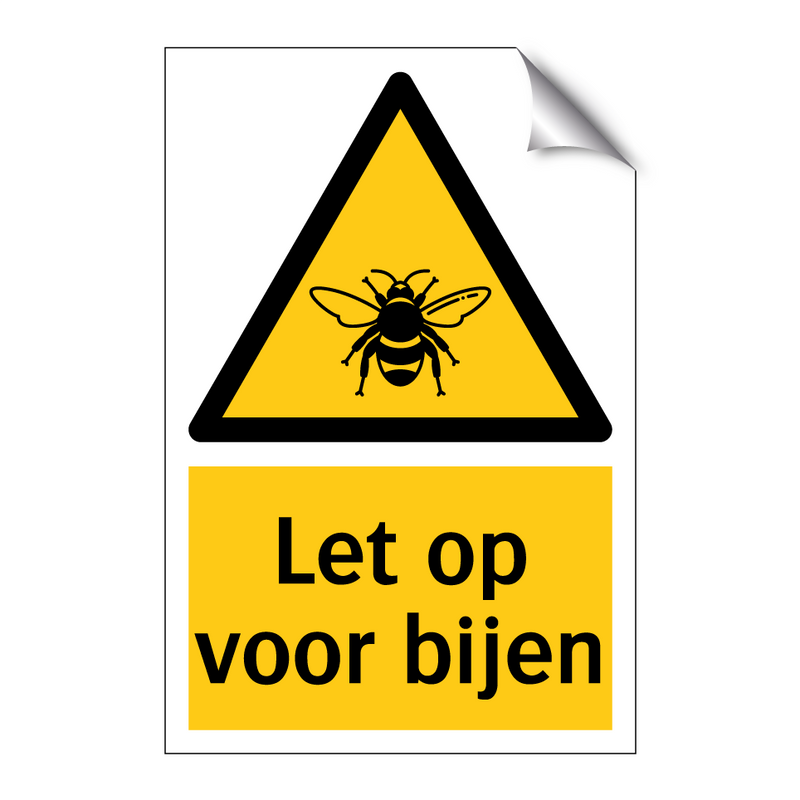 Let op voor bijen