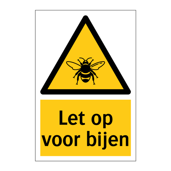 Let op voor bijen