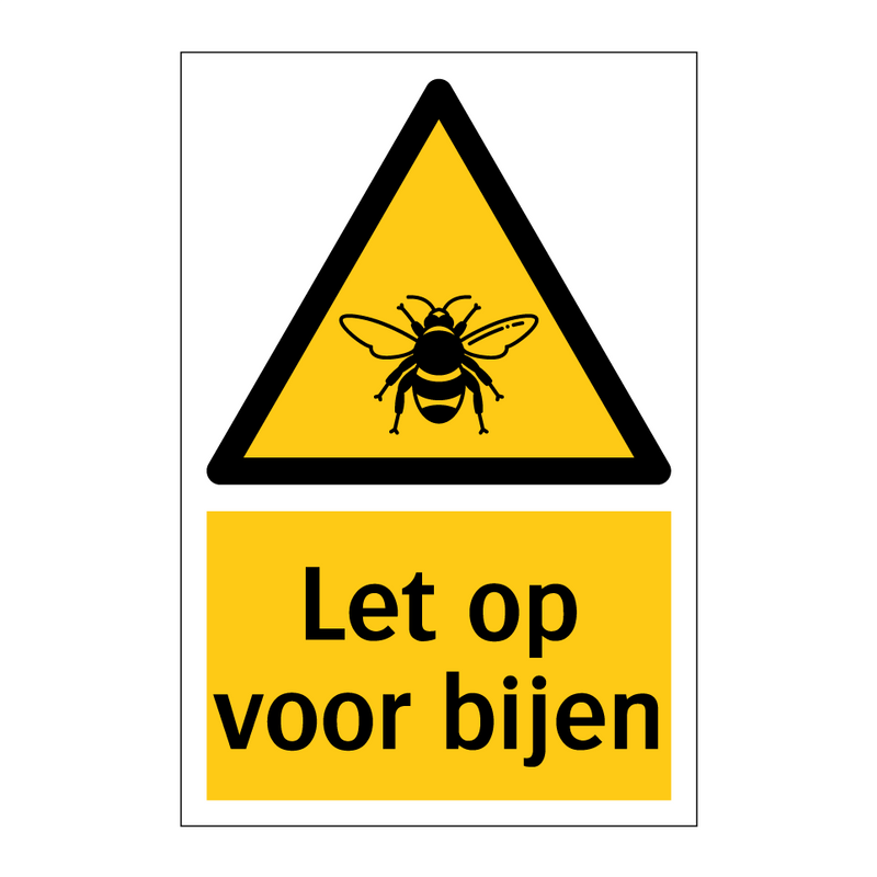 Let op voor bijen