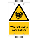 Waarschuwing voor bokser