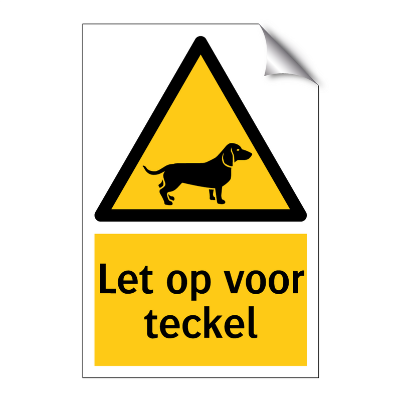 Let op voor teckel