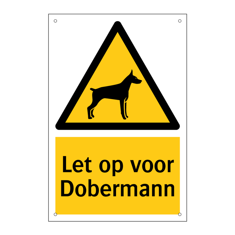 Let op voor Dobermann