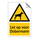 Let op voor Dobermann