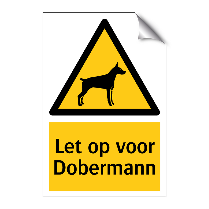 Let op voor Dobermann
