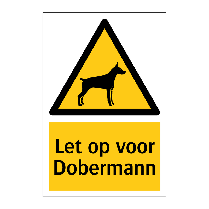 Let op voor Dobermann