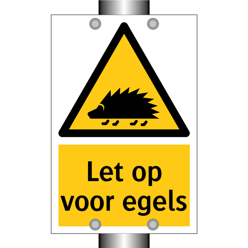 Let op voor egels
