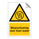 Waarschuwing voor heet water