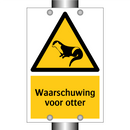 Waarschuwing voor otter