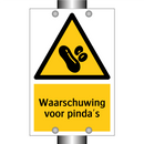 Waarschuwing voor pinda's