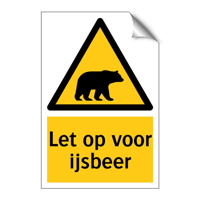 Let op voor ijsbeer