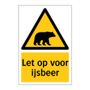 Let op voor ijsbeer