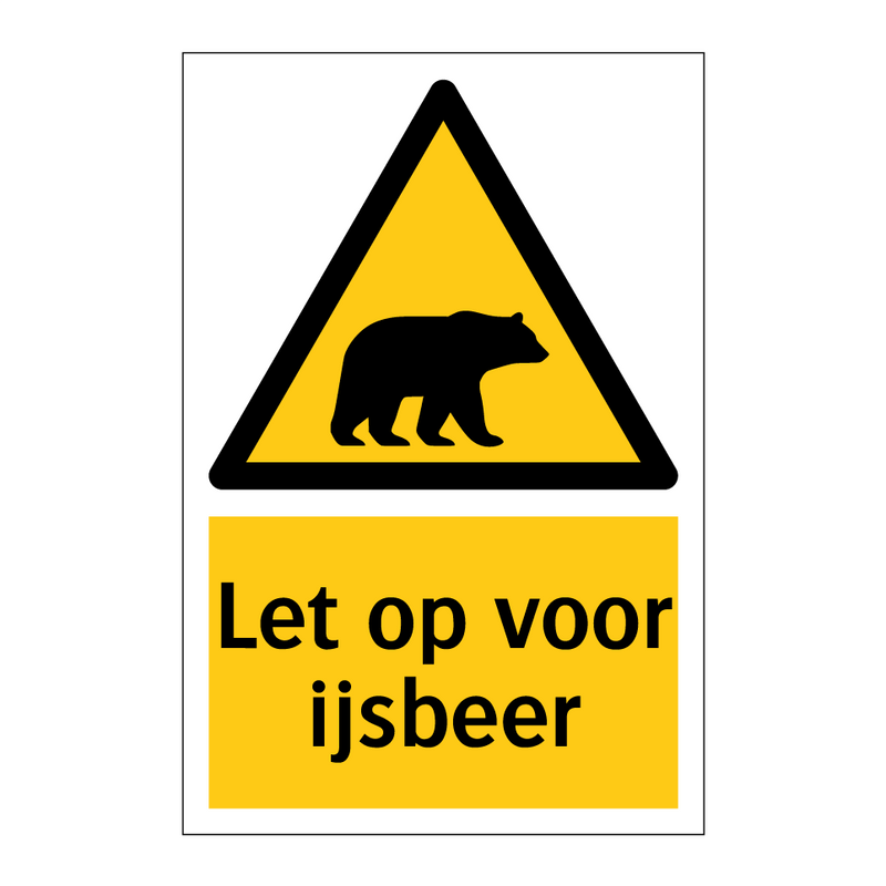 Let op voor ijsbeer