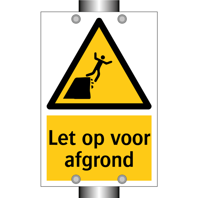 Let op voor afgrond