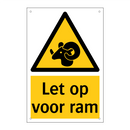 Let op voor ram