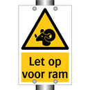 Let op voor ram