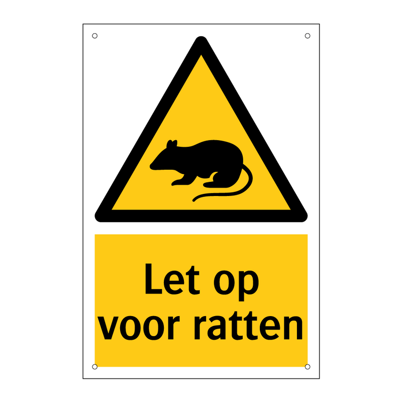 Let op voor ratten