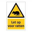 Let op voor ratten