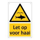Let op voor haai