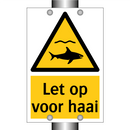 Let op voor haai