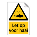 Let op voor haai