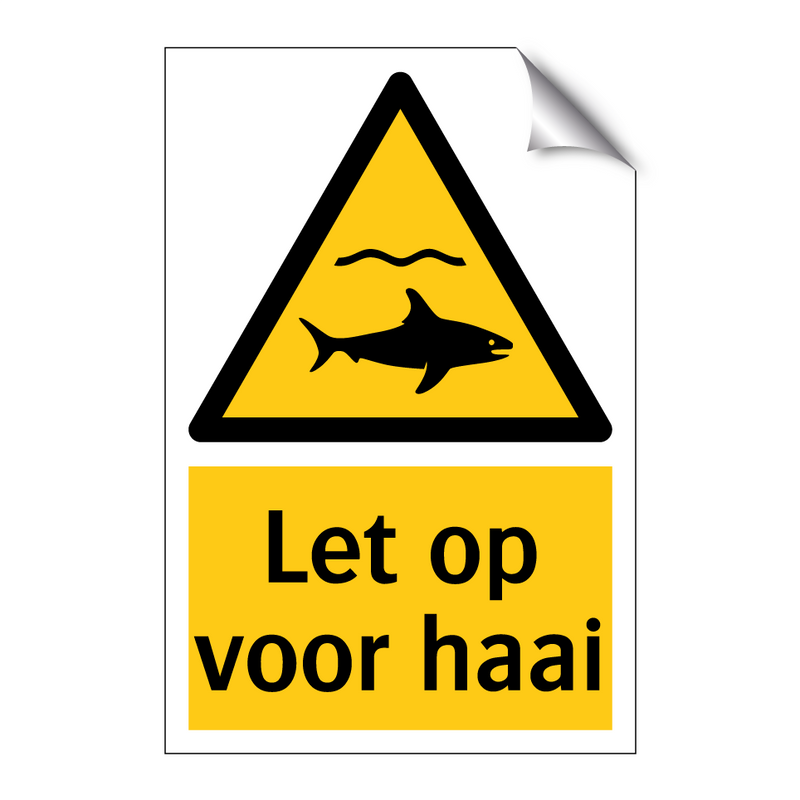 Let op voor haai