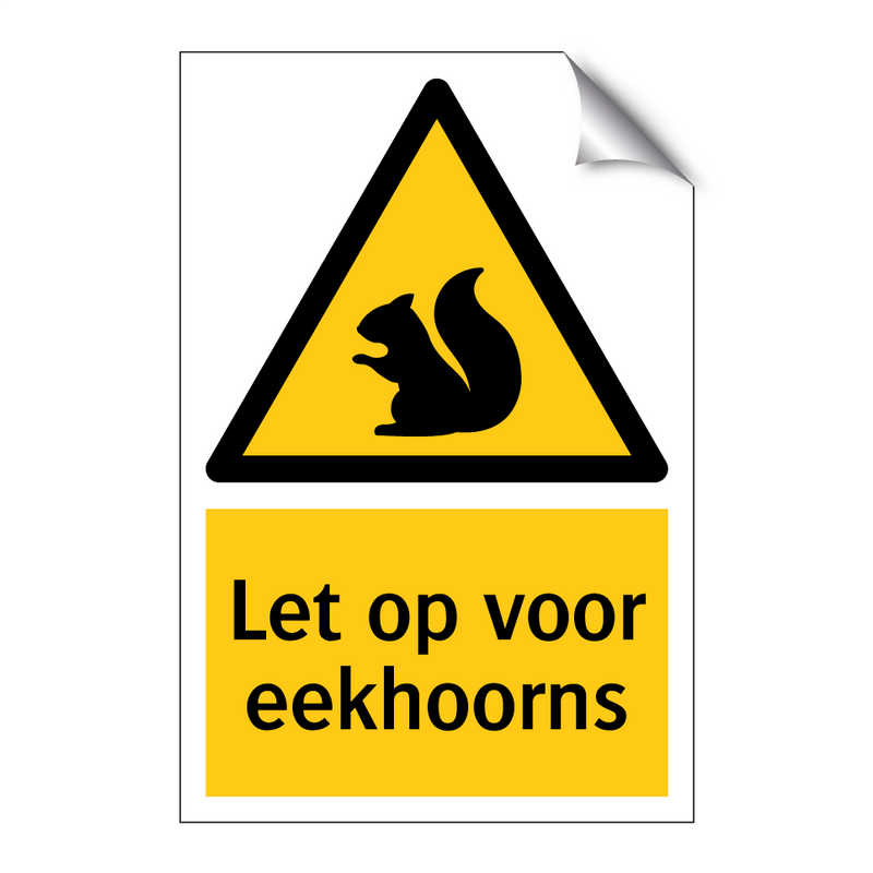 Let op voor eekhoorns