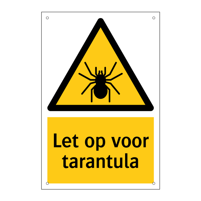 Let op voor tarantula