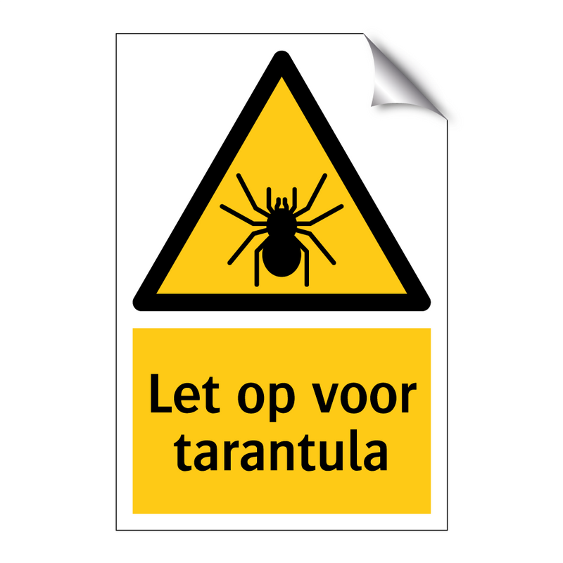 Let op voor tarantula