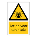 Let op voor tarantula