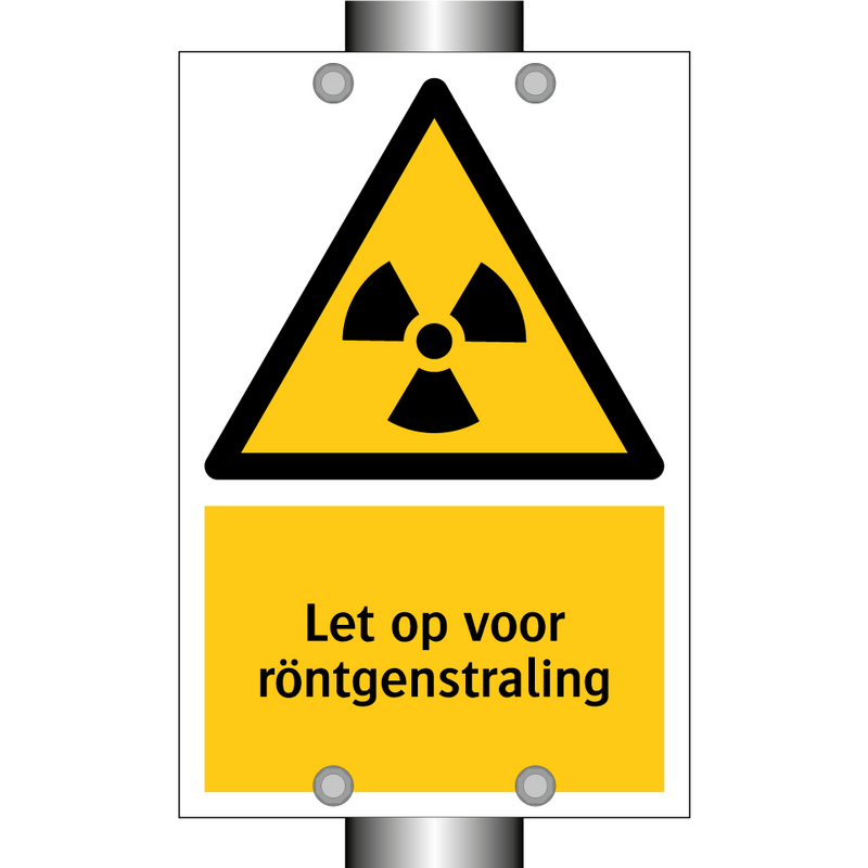 Let op voor röntgenstraling