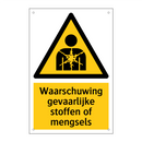 Waarschuwing gevaarlijke stoffen of mengsels
