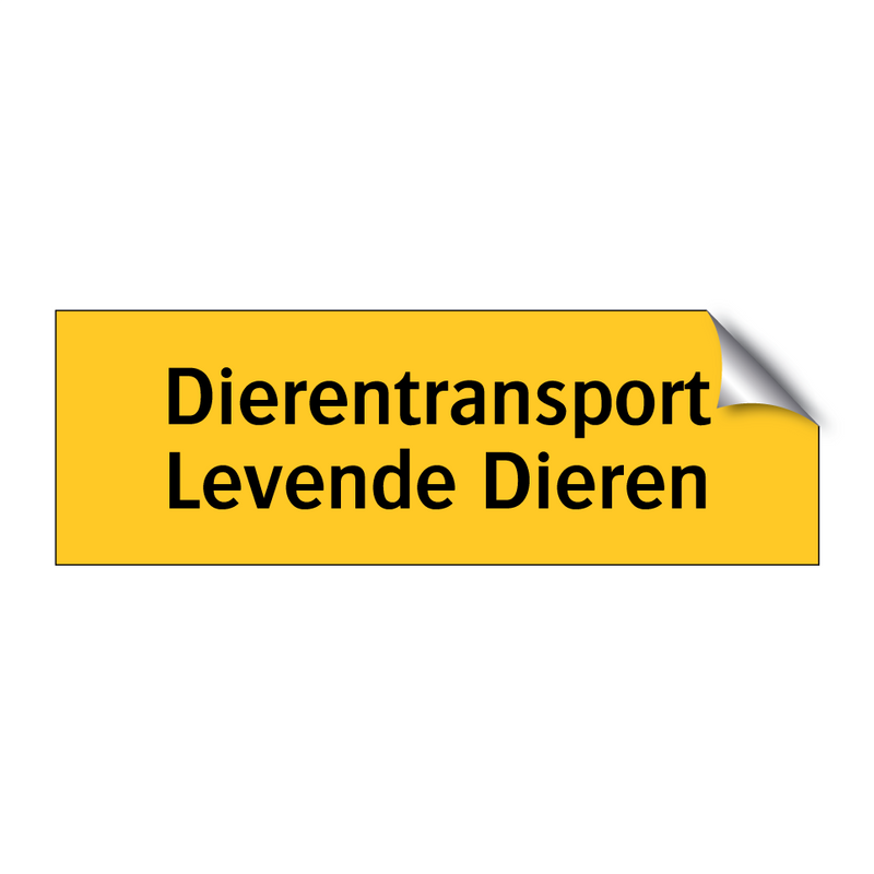 Dierentransport Levende Dieren