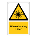 Waarschuwing Laser