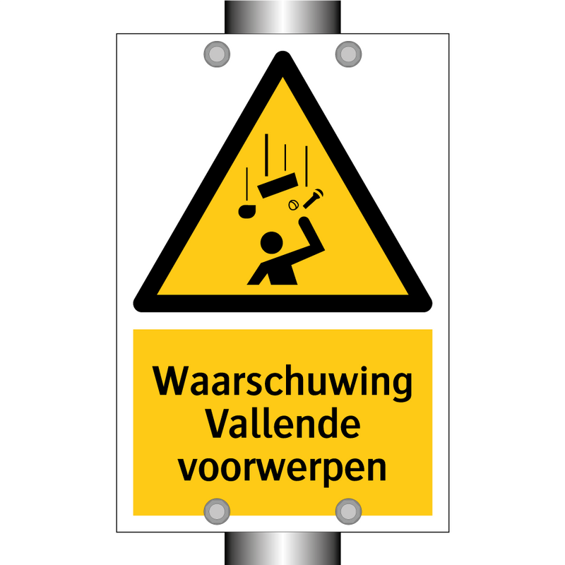 Waarschuwing Vallende voorwerpen