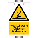 Waarschuwing Objecten Onderwater