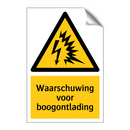 Waarschuwing voor boogontlading