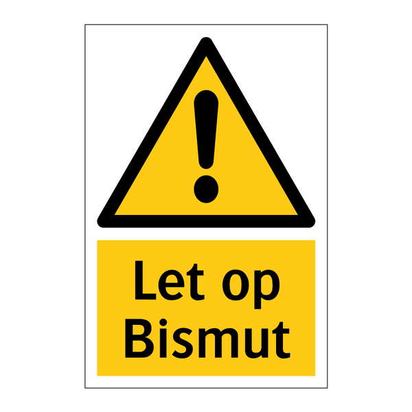 Let op Bismut