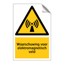 Waarschuwing voor elektromagnetisch veld