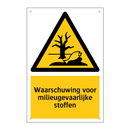 Waarschuwing voor milieugevaarlijke stoffen
