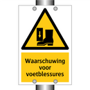 Waarschuwing voor voetblessures