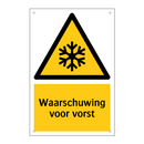 Waarschuwing voor vorst